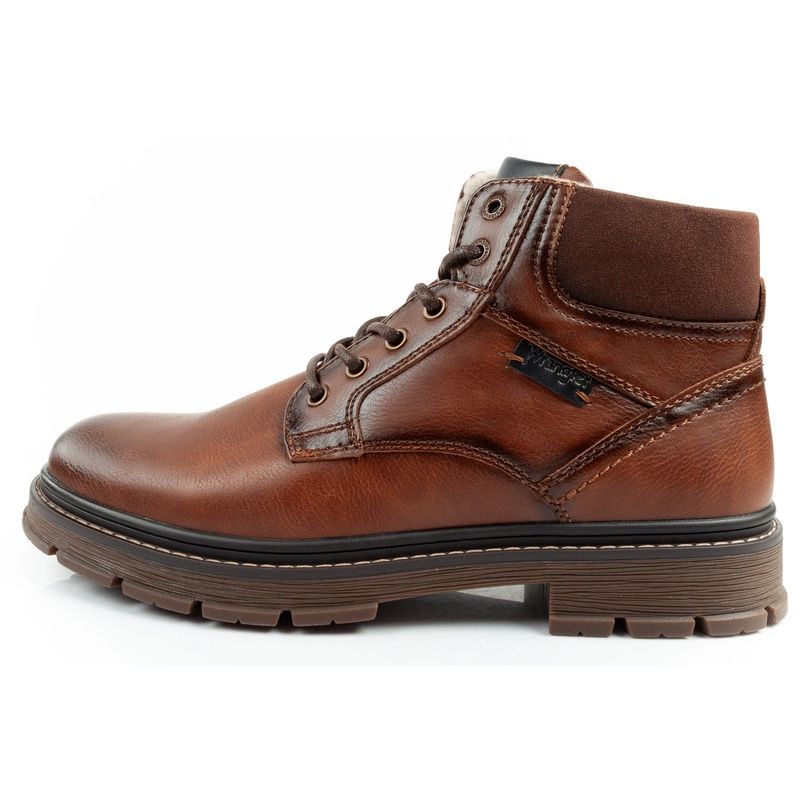 2. Wrangler Noah Herrenstiefel Chelsea Boots elegant isoliert braun