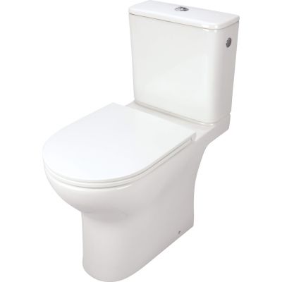 Randlose, kompakte Toilettenschüssel