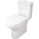 Randlose, kompakte Toilettenschüssel