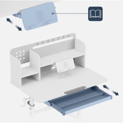 9. Schreibtisch Study 5.0 Grey