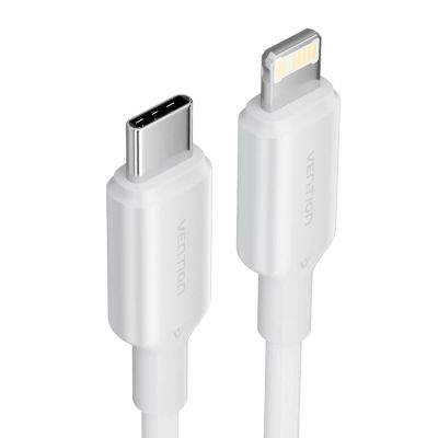 3. USB-C-auf-Lightning-Kabel, 3 A, 480 Mbit/s, 1 m, Weiß