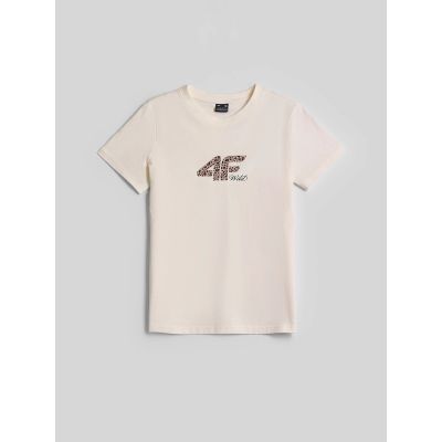 5. Damen-T-Shirt mit Aufdruck, regulär, Größe 4F 4FRSS26TTSHF4422-12S