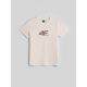 5. Damen-T-Shirt mit Aufdruck, regulär, Größe 4F 4FRSS26TTSHF4422-12S