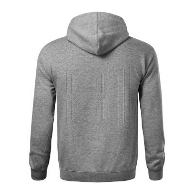 3. Malfini Moon Sweatshirt M MLI-42012 dunkelgrau meliert