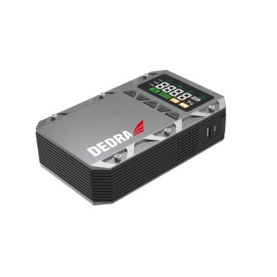 12000 mAh Powerbank mit LCD-Bildschirm und Kompressor