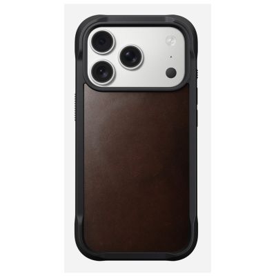Nomad Robuste Lederhülle für 16 cm (6,3") Mobiltelefone, Braun