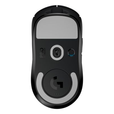 31. Logitech G Pro X Superlight Gaming-Maus, kabellos, rechte Seite, RF, 25600 DPI