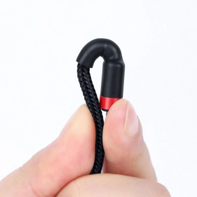 6. Baseus CATKLF-H91 USB-C – USB-C PD QC-Kabel 60 W 3 A 480 Mbit/s 2 m – Schwarz und Rot