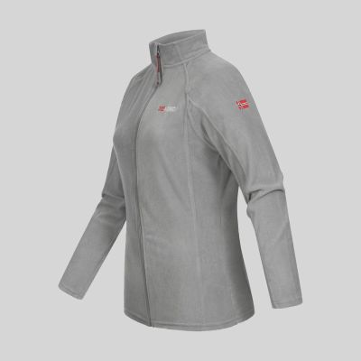3. Damen-Fleecejacke Geographical Norway TUG FZ LIGHT GREY DB LADY 268 (WA1719F/GN-LIGHT GREY)