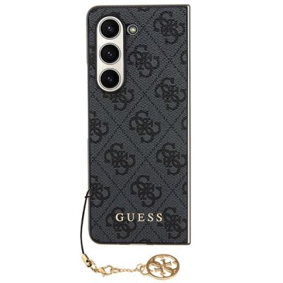 7. Guess GUHCZFD5GF4GGR F946 Z Fold5 grau/graues Hardcase 4G Charms Collection