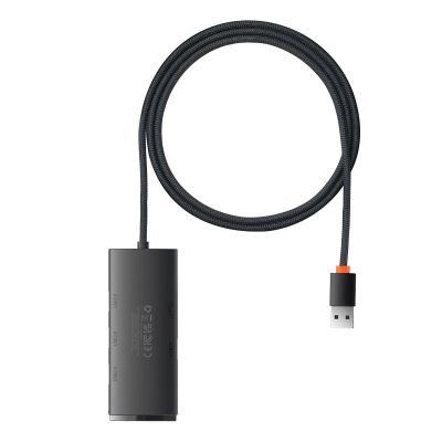2. Baseus Lite Series HUB Adapter USB-A auf 4xUSB-A 3.0 5Gb/s schwarz (WKQX030101)