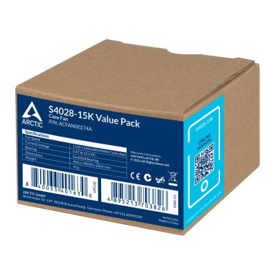 8. ARCTIC S4028-6K Computergehäuselüfter 4 cm Schwarz 5 Stück.