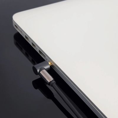 7. Wozinsky AUX-Kabel, rechtwinklig (Stecker-Stecker), Mini-Klinkenkabel, 3 m, Schwarz