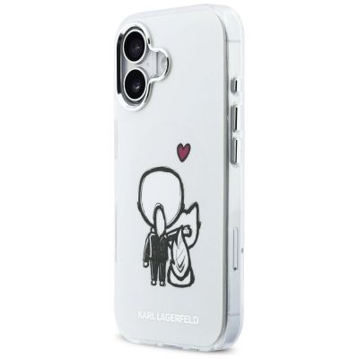 2. Karl Lagerfeld Karl & Choupette MagSafe Back Case für iPhone 17 - Transparent
