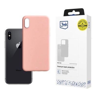 3mk Matt Case für Apple iPhone Xs Max – Mattrosa