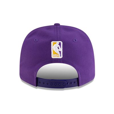 6. New Era 9SEVENTY Los Angeles Lakers NBA Team Lila Stretch Snapback Cap - 60755432