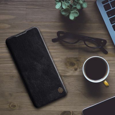 20. Nillkin Qin Lederholsterhülle für Samsung Galaxy A03s rot