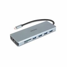 DICOTA D32065 USB 3.2 Gen 1 (3.1 Gen 1) Typ-C Hubs und USB-C-Hubs Silber
