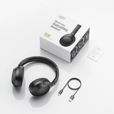 8. QCY H3 Lite Over-Ear-Kopfhörer mit ANC und Bluetooth 5.3 – Schwarz