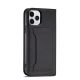 9. Magnetkartenhülle für iPhone 12 Pro Tasche Kartenetui Kartenhalter Schwarz