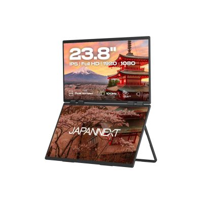 JAPANNEXT 60,5 cm FHD Dual-Monitor JN-DMD-IPS238F-C4