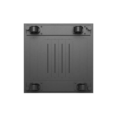 10. LANBERG Standschrank 19" 24U 600x600 Schwarze Glastür LCD (Flatpack) V2