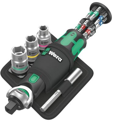WERA 3/8" Ratschen-Bit-Set 18-teilig Zyklo