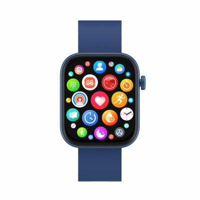10. Denver SWC-185BU Smartwatch / Sportuhr 4,7 cm (1,85") AMOLED Digital 390 x 450 px Touchscreen Blau