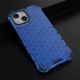 14. Honeycomb Handyhülle Schutzhülle mit TPU Rahmen für iPhone 13 mini blau