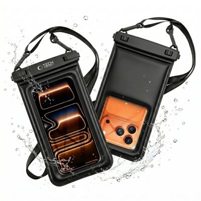 8. Tech-Protect UWC7 Wasserdichte Hülle 6,9" - Schwarz