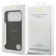 8. Guess Saffiano Classic Logo MagSafe Case für iPhone 17 Pro Max - Schwarz
