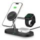 2. Tech-Protect A12 3in1 MagSafe induktives Ladegerät für Smartphone / Kopfhörer / Smartwatch - Schwarz
