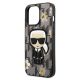 6. Karl Lagerfeld Flower Ikonik Karl Hülle für iPhone 13 Pro / iPhone 13 – grau