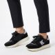 12. Schwarze Plateau-Sneaker Kobbo 100103