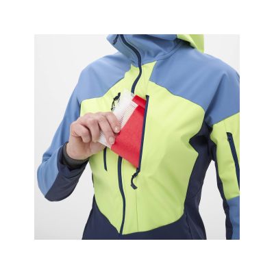 3. MILLET WM White Shield Jkt Marineblaue Jacke