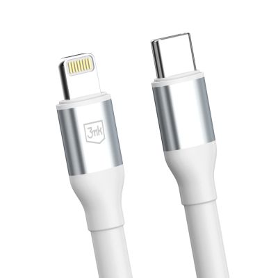 4. 3mk Hyper Cable N-SERIES USB-C / Lightning 3m PD 3.0 9V/3A 27W - weiß