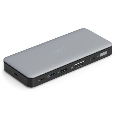 12. Digitus USB-C Dockingstation, 11 Anschlüsse