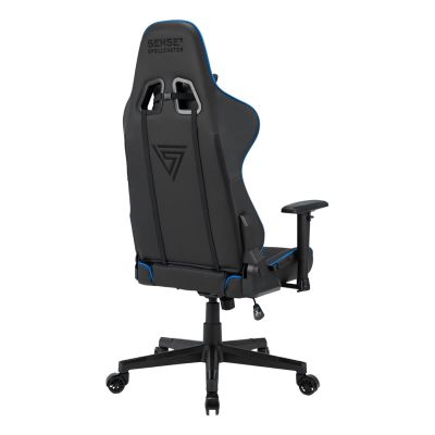 5. SENSE7 Gaming-Stuhl, Schalensitz (mit Mulde), Schwarz, Blau