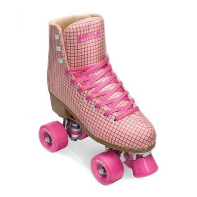 9. Impala Squad Skate Pink Tartan Rollschuhe