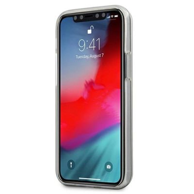 5. US Polo Assn. Gradient Pattern Collection iPhone 12 mini Hülle - Rot und Blau