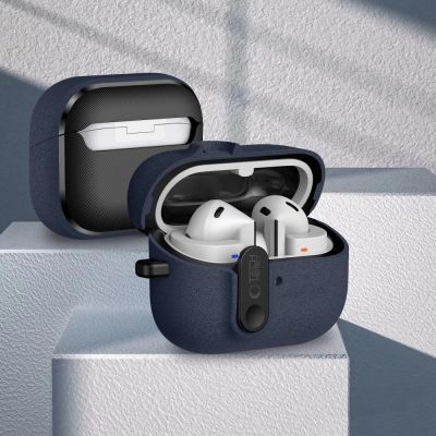 8. Tech-Protect Slim Hook Hülle für Samsung Galaxy Buds 3 / 3 FE / 3 Pro – Marineblau