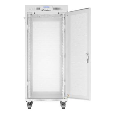 4. Lanberg FF01-6827-23SL 27HE Bodenmontage-Rack Grau