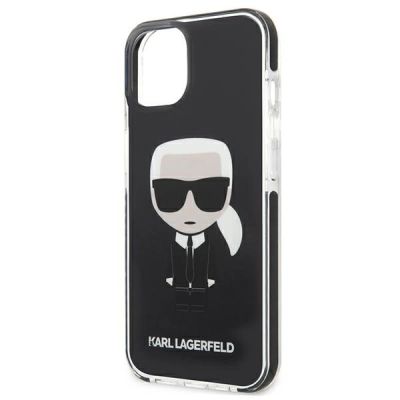 6. Karl Lagerfeld Iconik Karl Case für iPhone 13 mini - Schwarz
