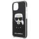 6. Karl Lagerfeld Iconik Karl Case für iPhone 13 mini - Schwarz