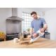3. Black & Decker BHFEA515J Akku-Stielstaubsauger/Elektrobürsten-Staubsauger, beutellos, 0,5 l, orange/weiß, 1,5 Ah