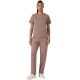 5. Champion Damen Kurzarm-T-Shirt Dunkelbeige 119125 MS513
