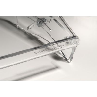 4. BakkerElkhuizen Q-doc 515 Board mit Dokumentenclip Acryl, Kunststoff, Stahl Transparent
