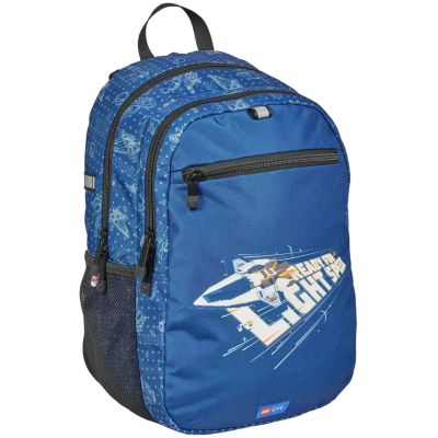 2. LEGO City Erweiterter Rucksack 20222-2505 Blau Einheitsgröße