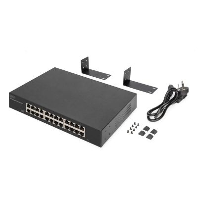 4. Digitus 24-Port Gigabit-Switch, 19 Zoll, unmanaged