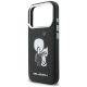 6. Karl Lagerfeld Karl & Choupette Back Logo MagSafe Hülle für iPhone 17 Pro - Schwarz